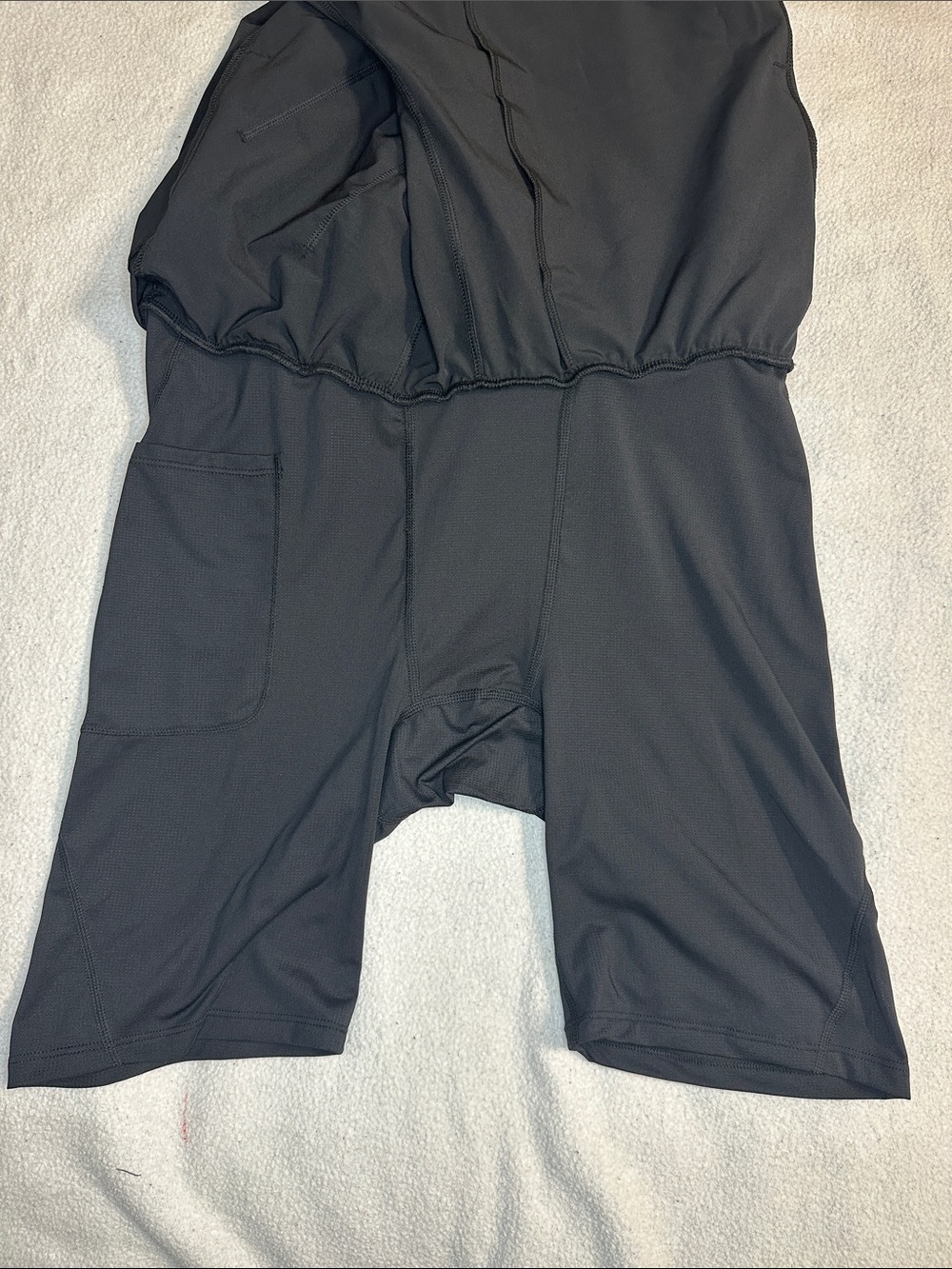 NWT Fabletics Men's Black Athletic Shorts M Long 9” - Picture 8 of 8